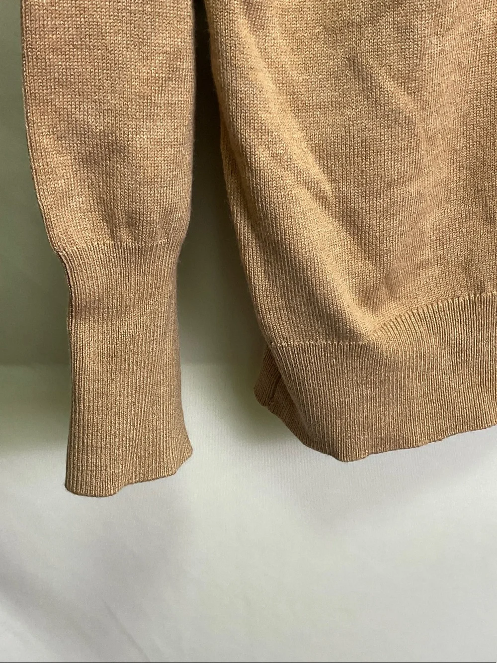 Nine West Men's Camel/Tan Turtleneck Sweater
